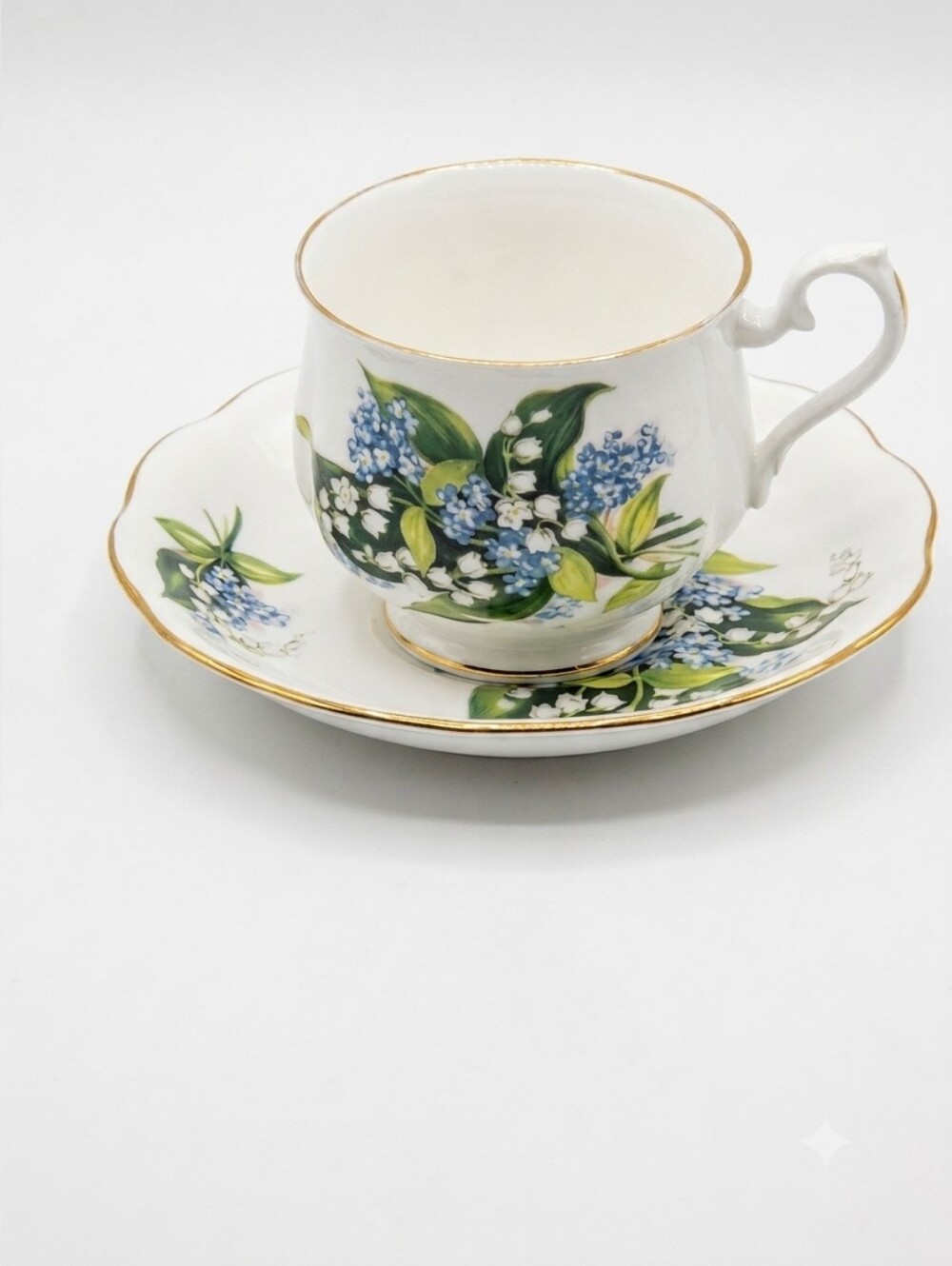 Royal Albert Forget-Me-Not Teacup & Saucer